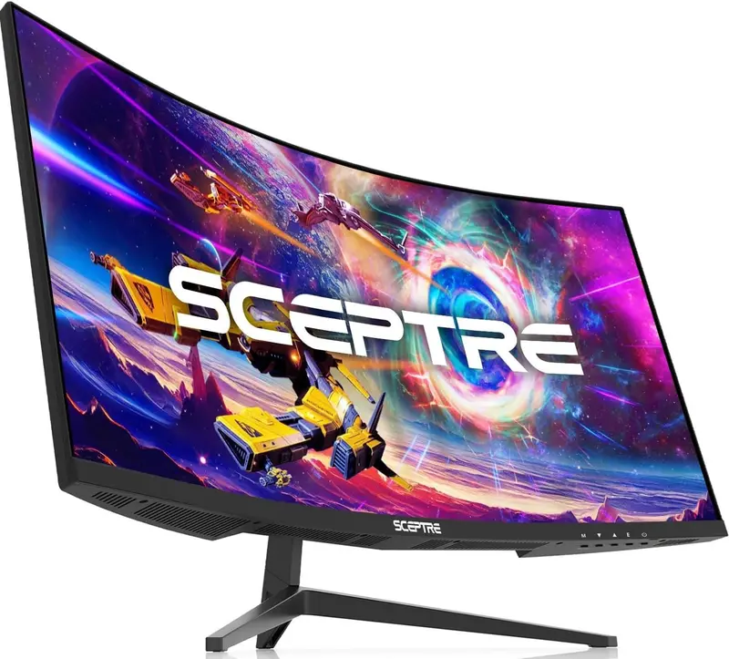 30″ Ultra-Wide Curved Gaming Monitor — 21:9, 2560×1080, 200Hz Refresh, HDMI/DP, Built-in Speakers