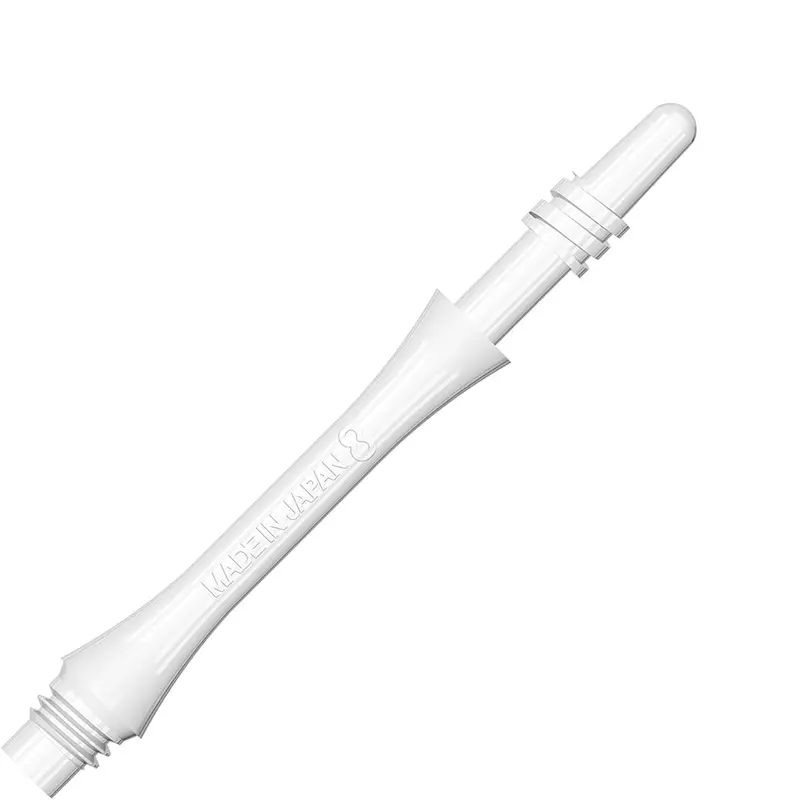 8-Pack Slim Spinning Dart Shafts – Intermediary White