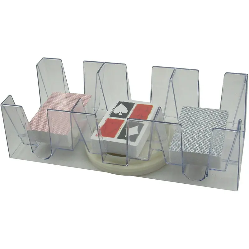 9-Deck Rotating Playing Card Dispenser Tray