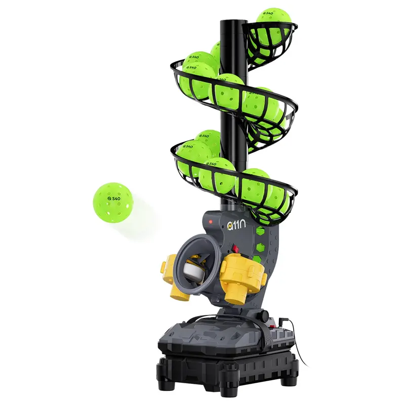 A11N Smart Automatic Pickleball Launcher with Adjustable Speed & Angle