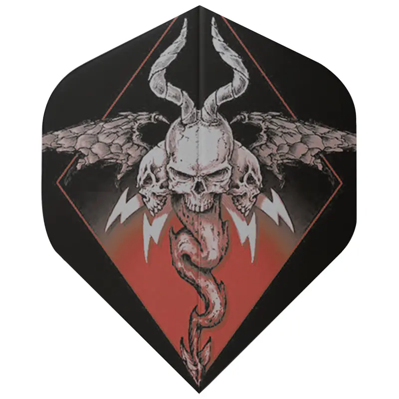 Alchemy Silver Standard Dart Flights – ‘From Below’ Design No. 2