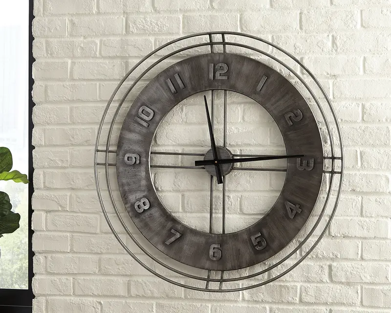 Ana Sofia Analog Wall Clock – Signature Design by Ashley