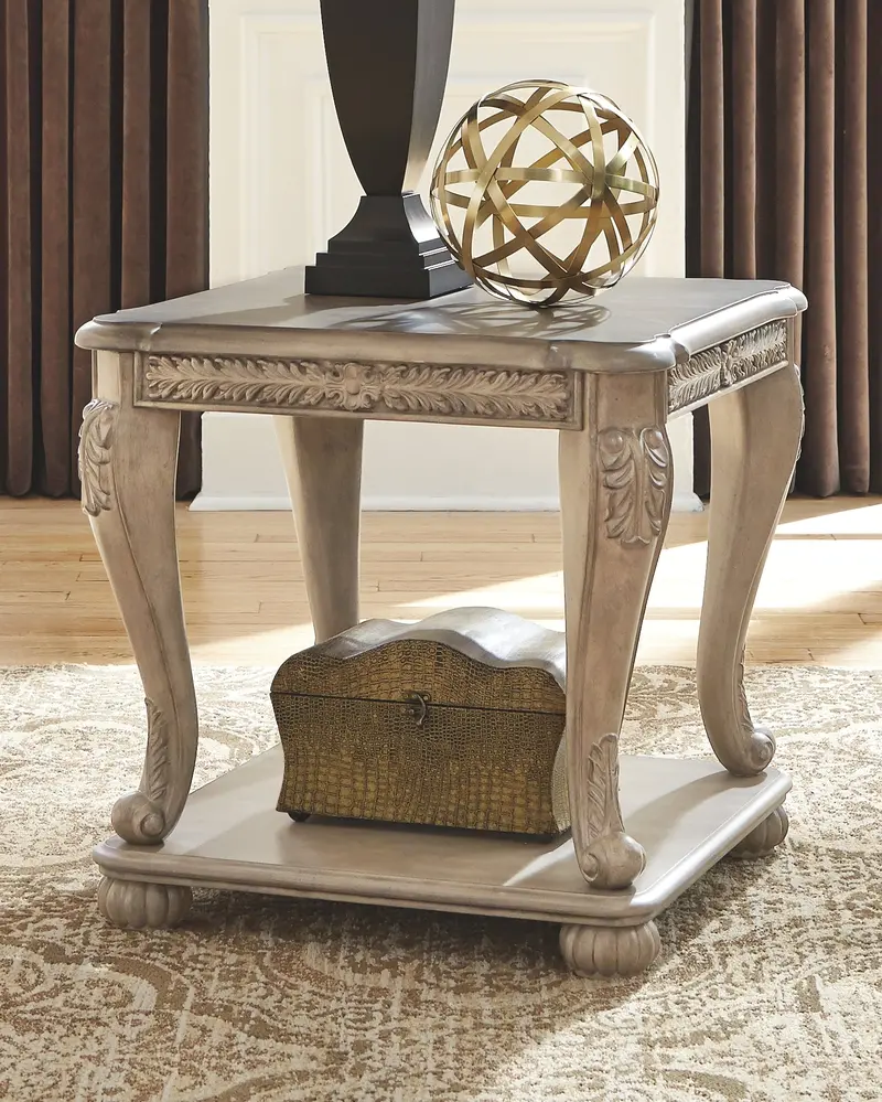 Ashley Signature Design Kerston End Table – Contemporary Living Room Side Table