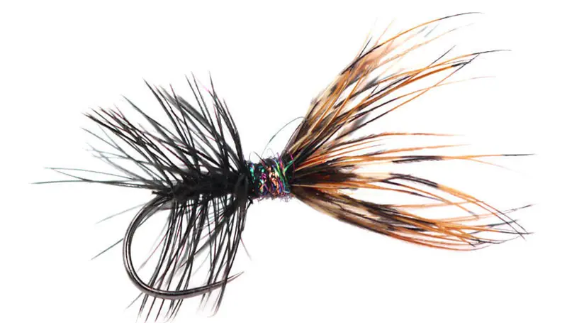 Black Kamikaze Kebari Traditional Tenkara Fly