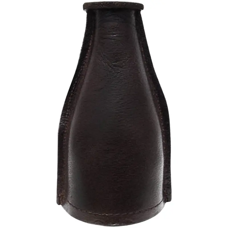 Brown Leather Tally Counter Bottle