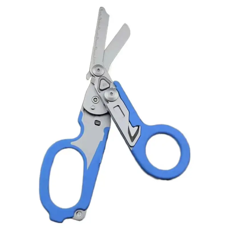 Compact Tactical Survival Shears – Folding Emergency Scissors for Outdoors