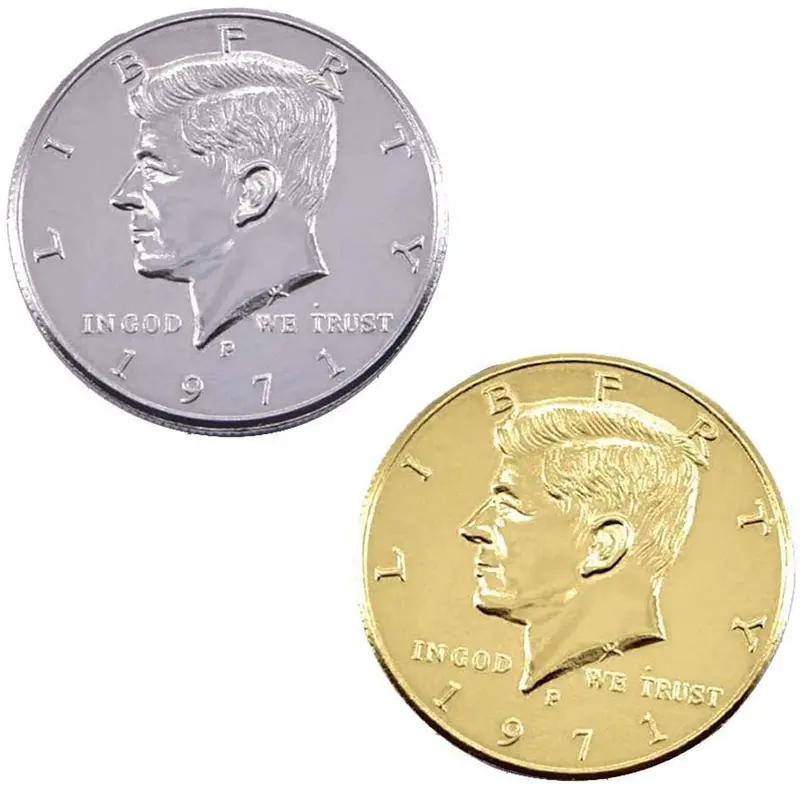Double-Sided Half Dollar Coin – Heads Only