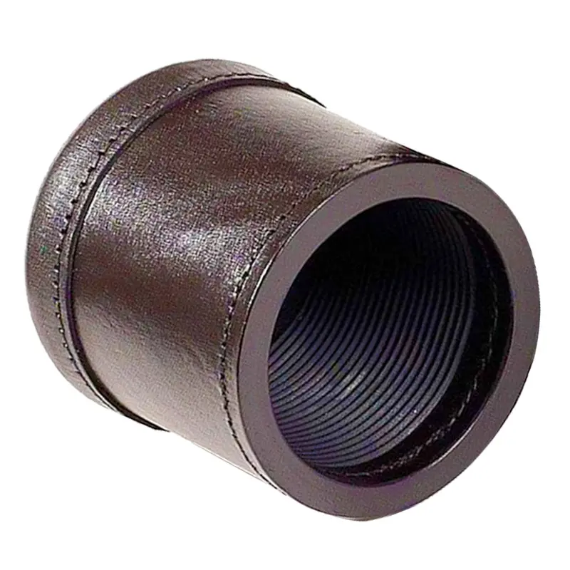 Genuine Leather Standard Dice Cup – Brown