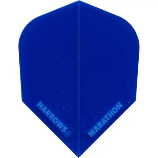 Harrows Marathon Matt Dart Flights – Blue Standard Shape
