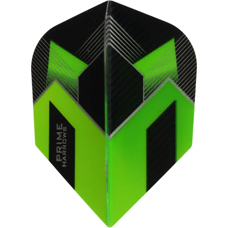 Harrows Prime Peak Pattern Green Dart Flights – Standard Shape