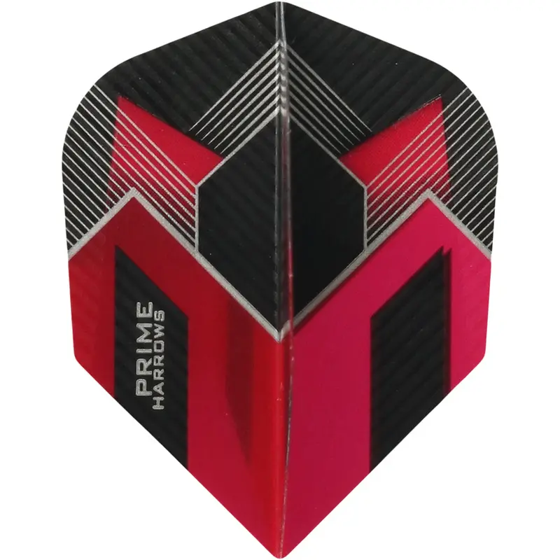 Harrows Prime Peak Pattern Red Dart Flights – Standard Shape
