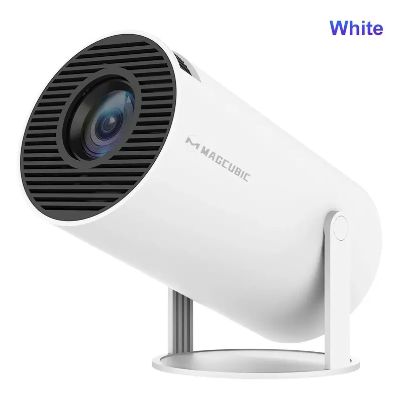 HY300 Portable Android 11 Projector — 4K Upscaling, 260 ANSI Lumens, Dual Wi-Fi, 180° Flexibility, Bluetooth 5.0