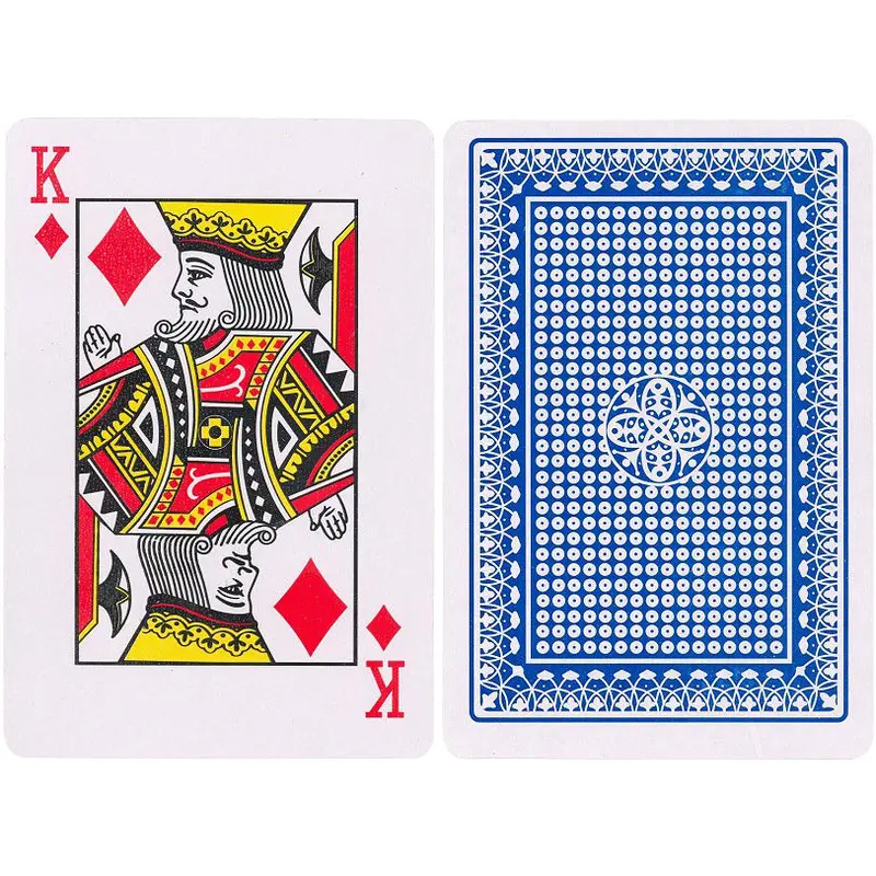 Jumbo Plastic-Coated Playing Cards – Navy Blue