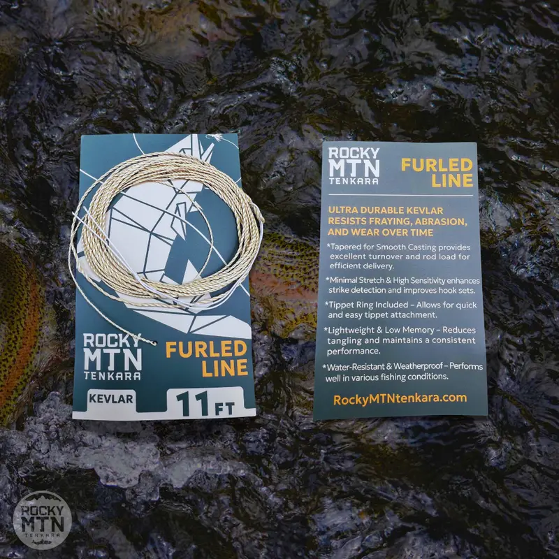 Kevlar Tapered Furled Line – Durable, Low-Stretch Tenkara Leader