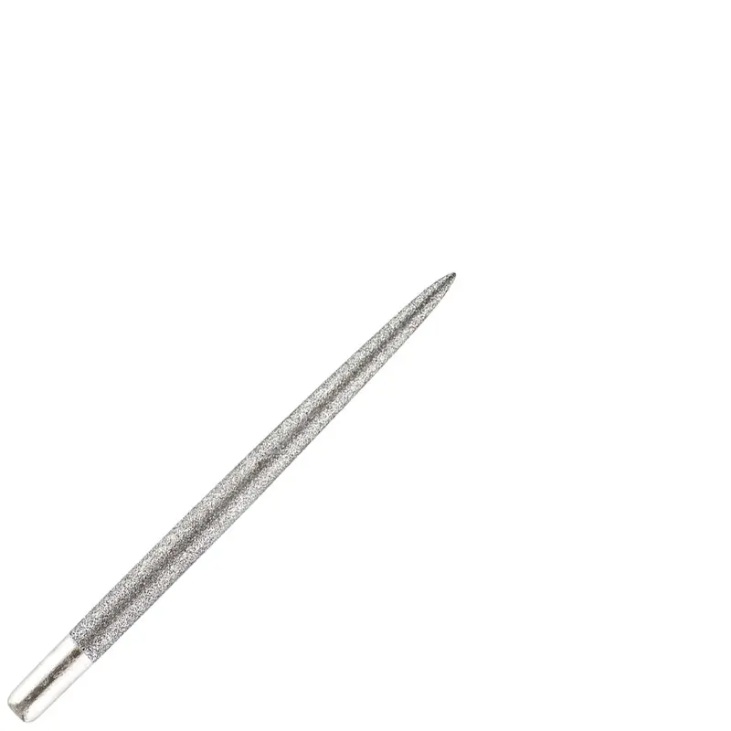 One80 Sand-Coated Long Taper Steel Points – 38mm Silver