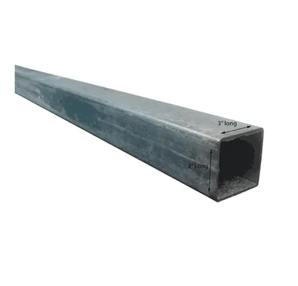 Panama East Galvanized Trailer Tongue – 3″x4″x8ft Structural Support