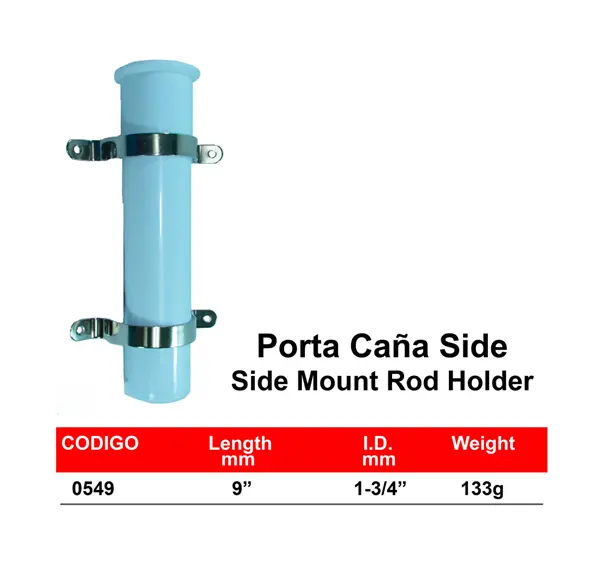 Panama East Side-Mount Rod Holder