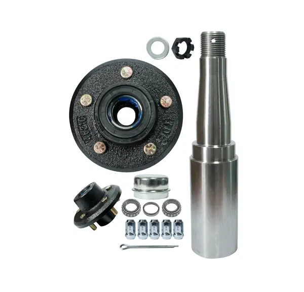 Panama East Trailer Hub Kit with Spindle – 5-Bolt, 3,500 lb Capacity (HK8)