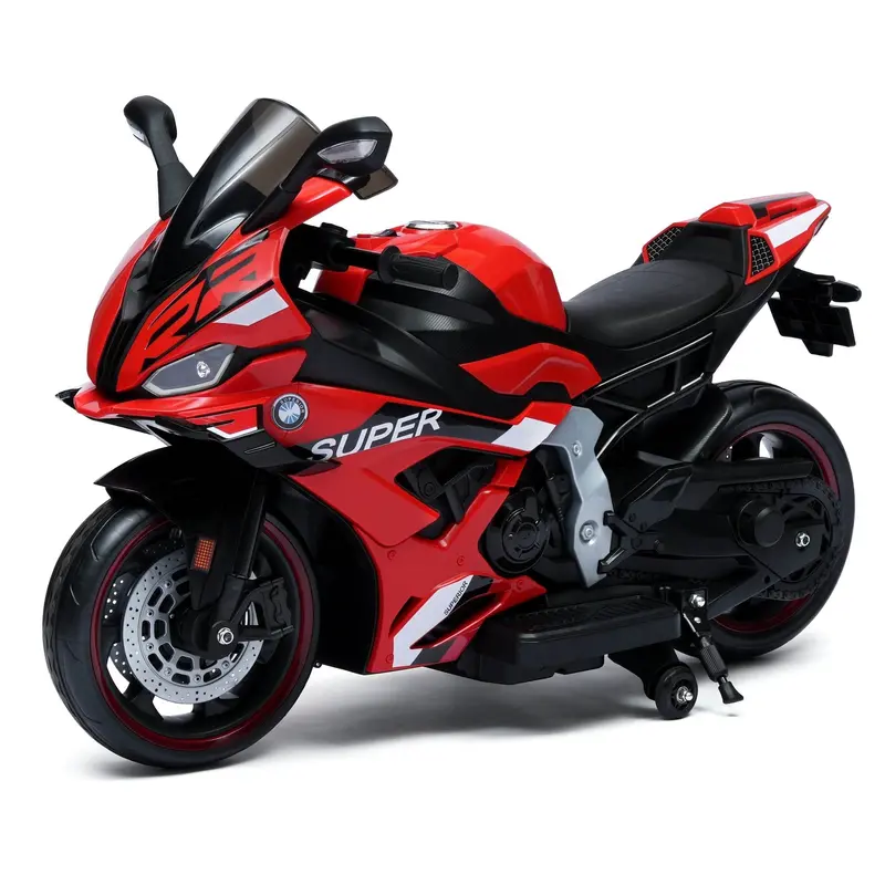 PATOYS BDQ-008 Big RR 12V Ride-On Motorcycle Bike for Children Ages 1–10