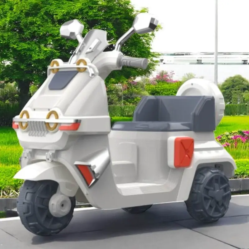 PATOYS Kids’ Electric Motorcycle – Vespa/Activa-Style Battery-Powered Scooter for Toddlers (Ages 2–5)