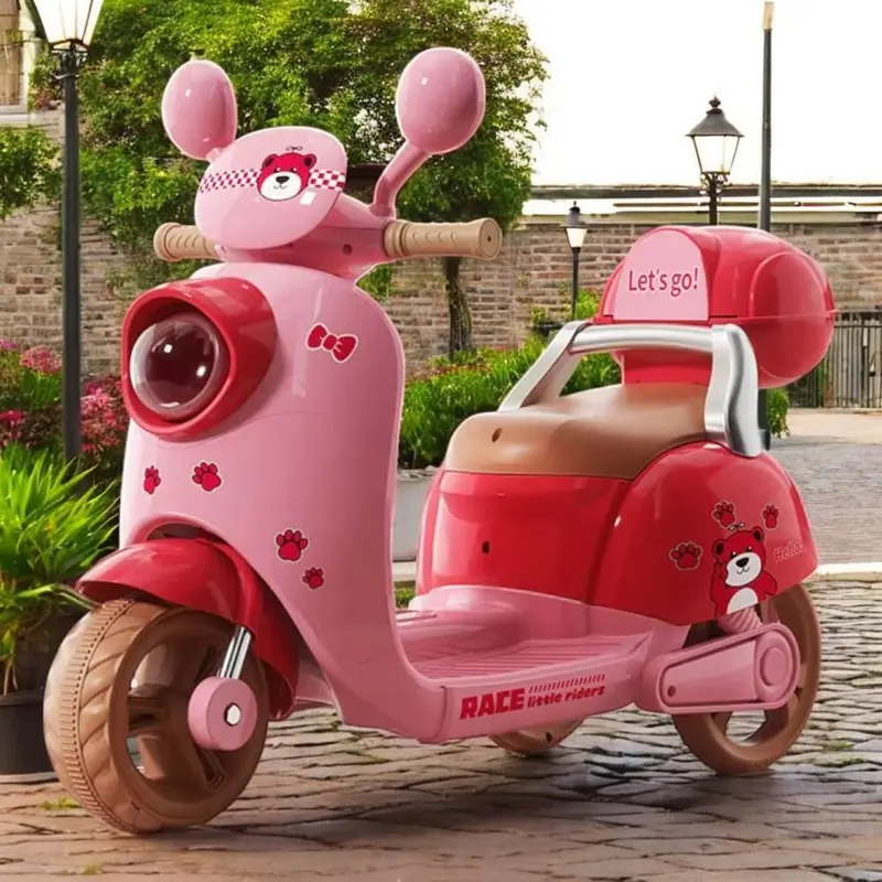 PATOYS Kids’ Electric Vespa-Style Scooter – Ride-On Scooter for Ages 2–5, Activa-Inspired Design