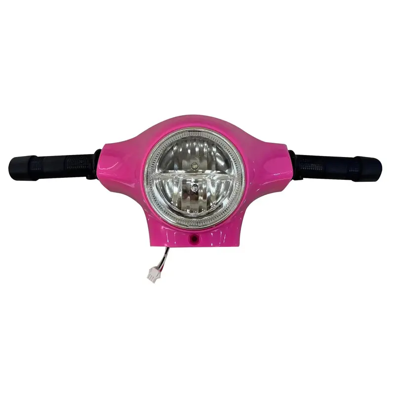 PATOYS Pink Vespa-Style Handlebar Assembly – Replacement Part for Kids Ride-On