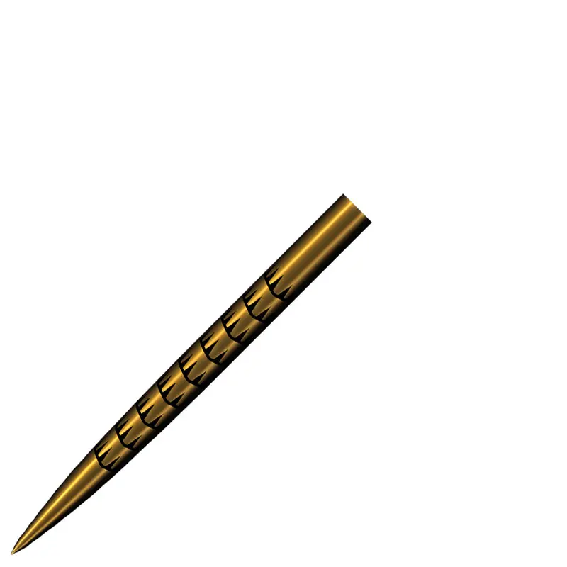 Shot Badlands Tracks Steel Dart Points – Gold, 32mm