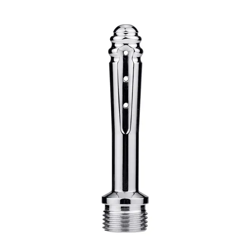 Stainless Steel Colonic Douche Nozzle – Dual-Size Anal & Vaginal Cleansing Tool