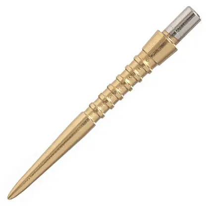 Target Storm Grooved Steel Dart Points – 26mm Gold