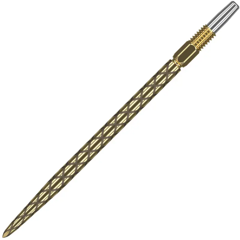 Target Swiss Diamond Pro Steel Tip Points – Luxe Gold, 40mm