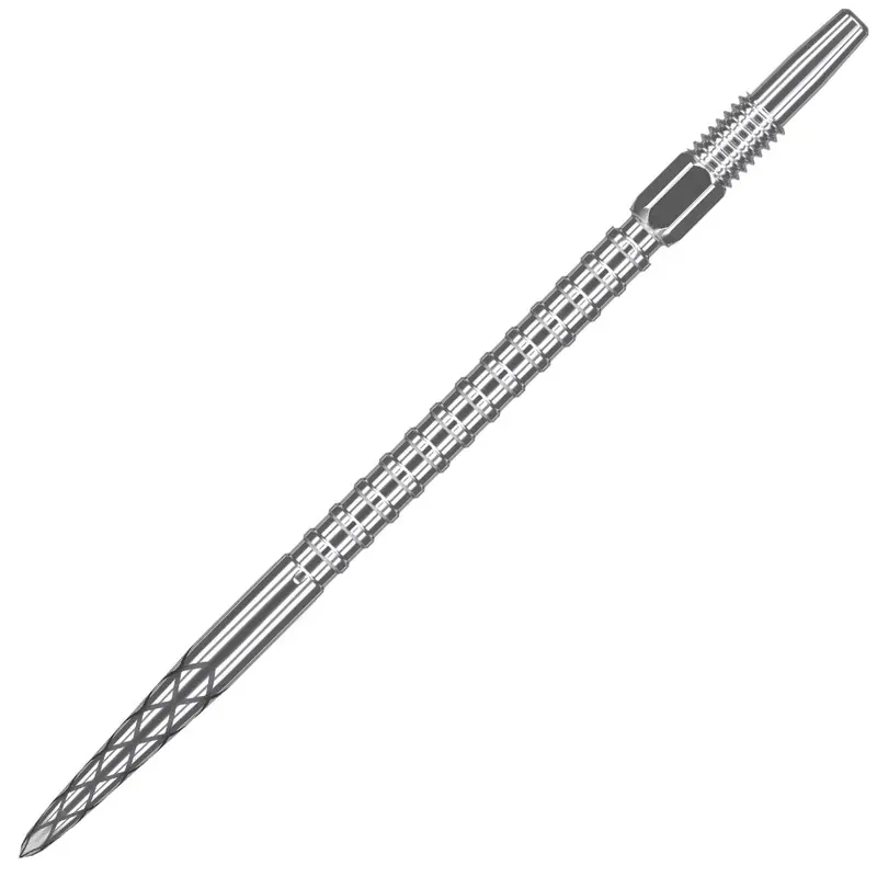 Target Swiss DS Silver 40mm Steel Dart Points