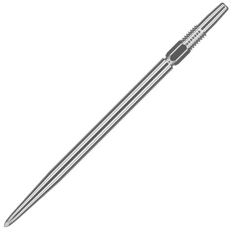 Target Swiss Steel Tip Points – Polished Silver, 40mm