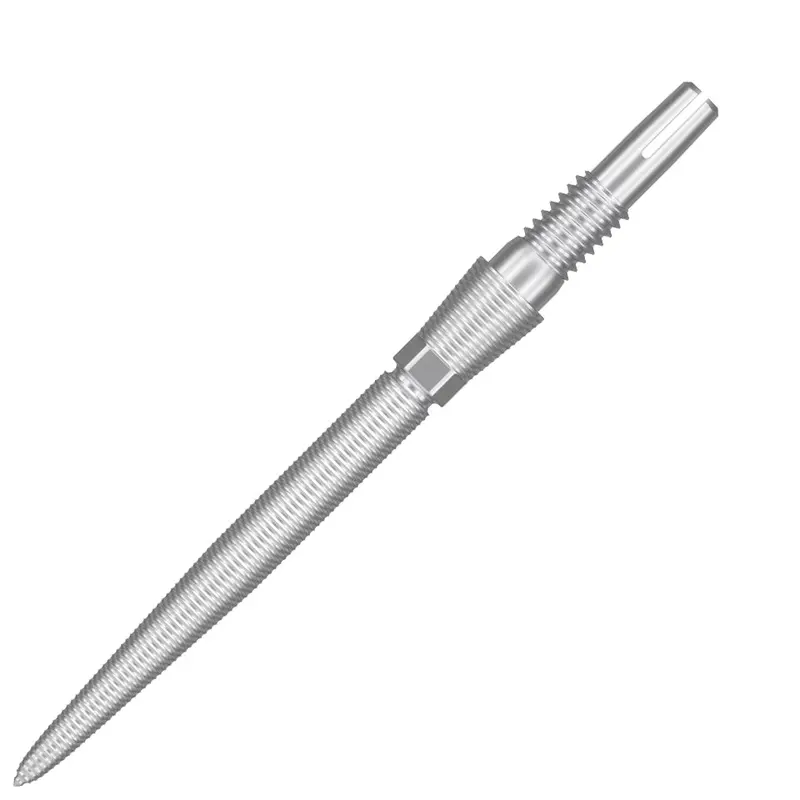 Target Swiss Storm Nano Steel Points – Brushed Silver, 30 mm