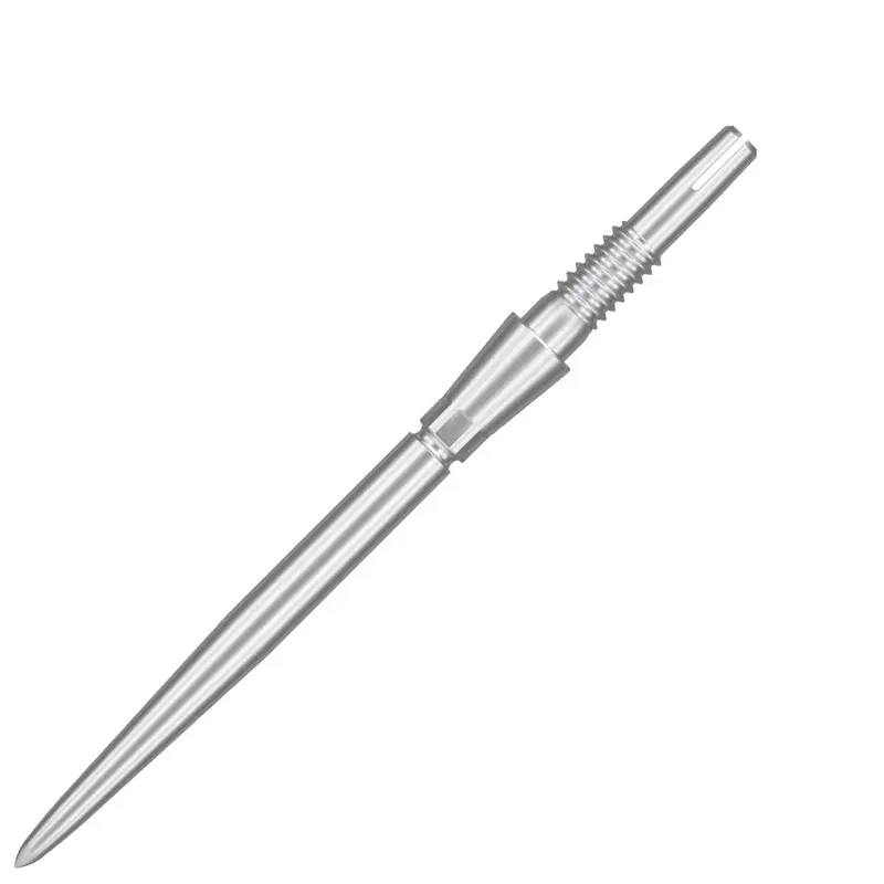 Target Swiss Storm Standard Steel Points – Brushed Silver, 26 mm
